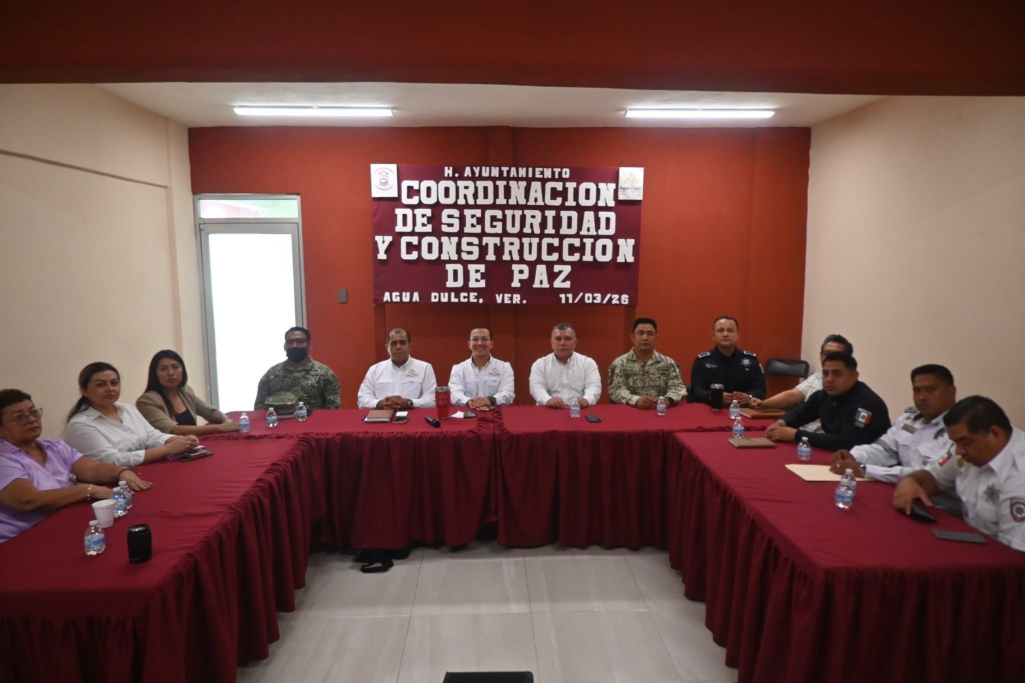 Agua Dulce, sede de Mesa Regional para fortalecer estrategias de seguridad