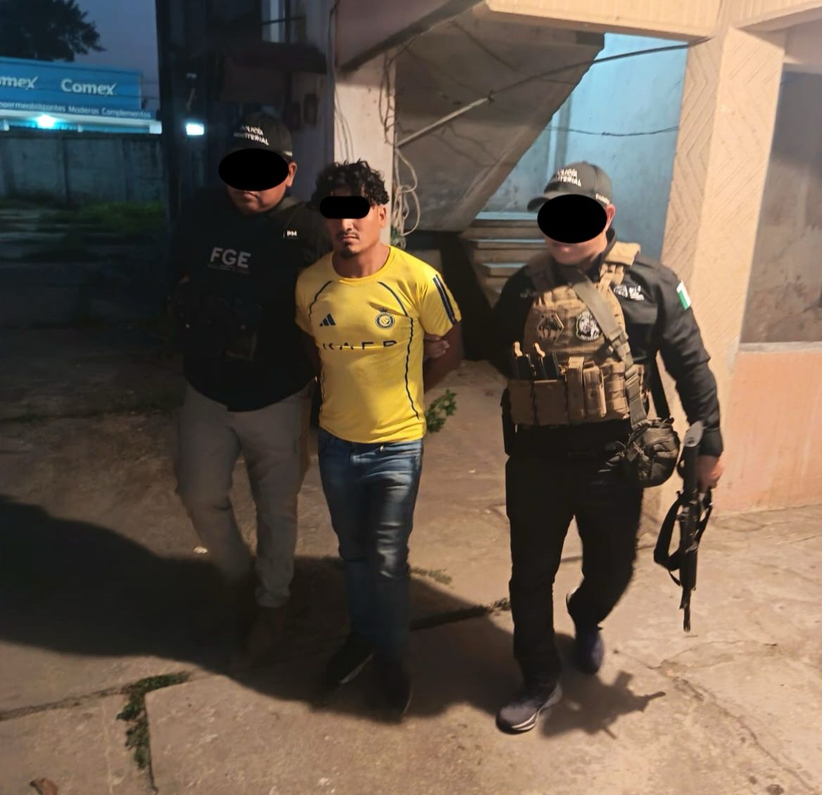 Detiene PM a homicida en Agua Dulce