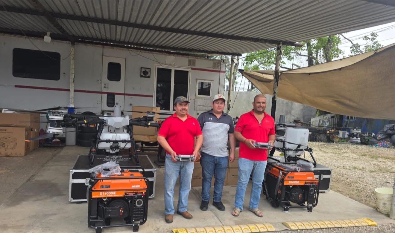 Impulsan uso de drones agrícolas para apoyar al campo en Las Choapas