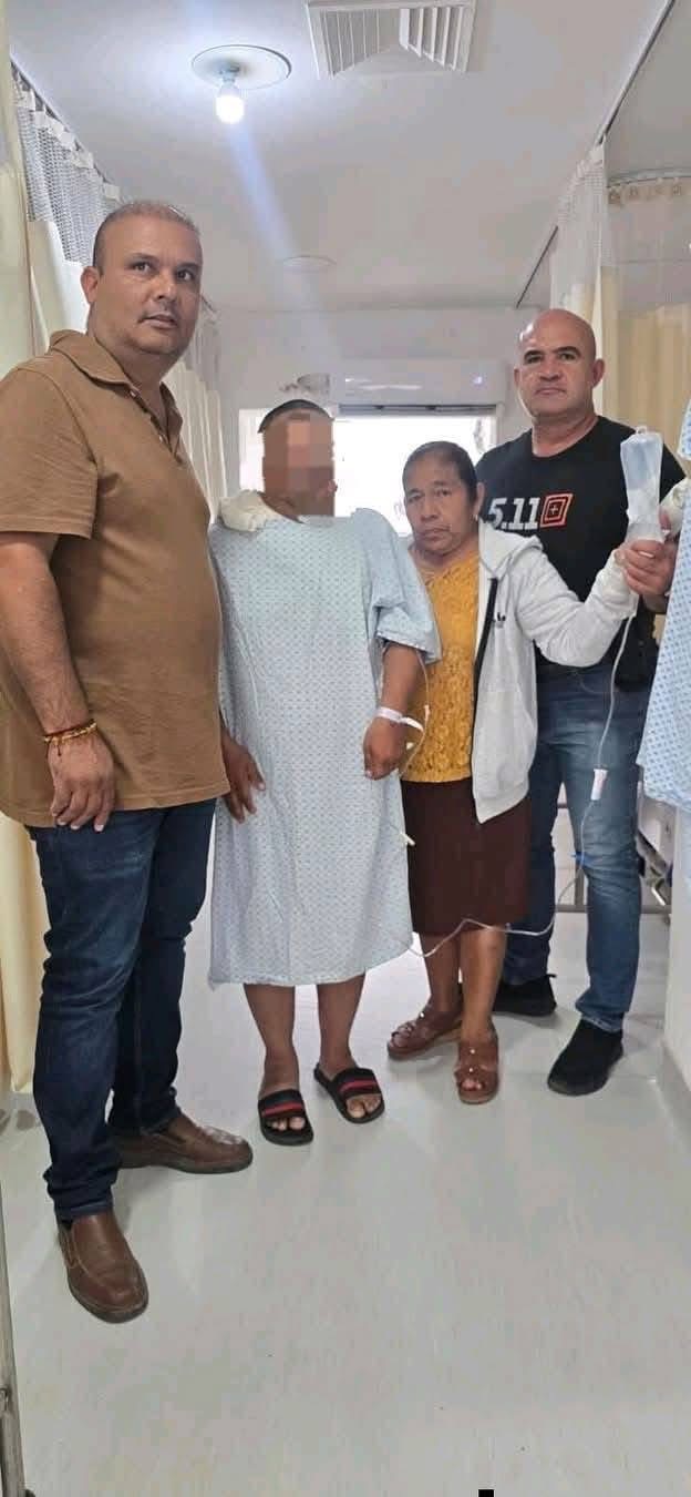 Alcalde de Las Choapas visita a policía herido y reconoce su labor